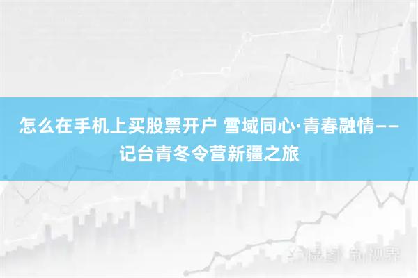 怎么在手机上买股票开户 雪域同心·青春融情——记台青冬令营新疆之旅
